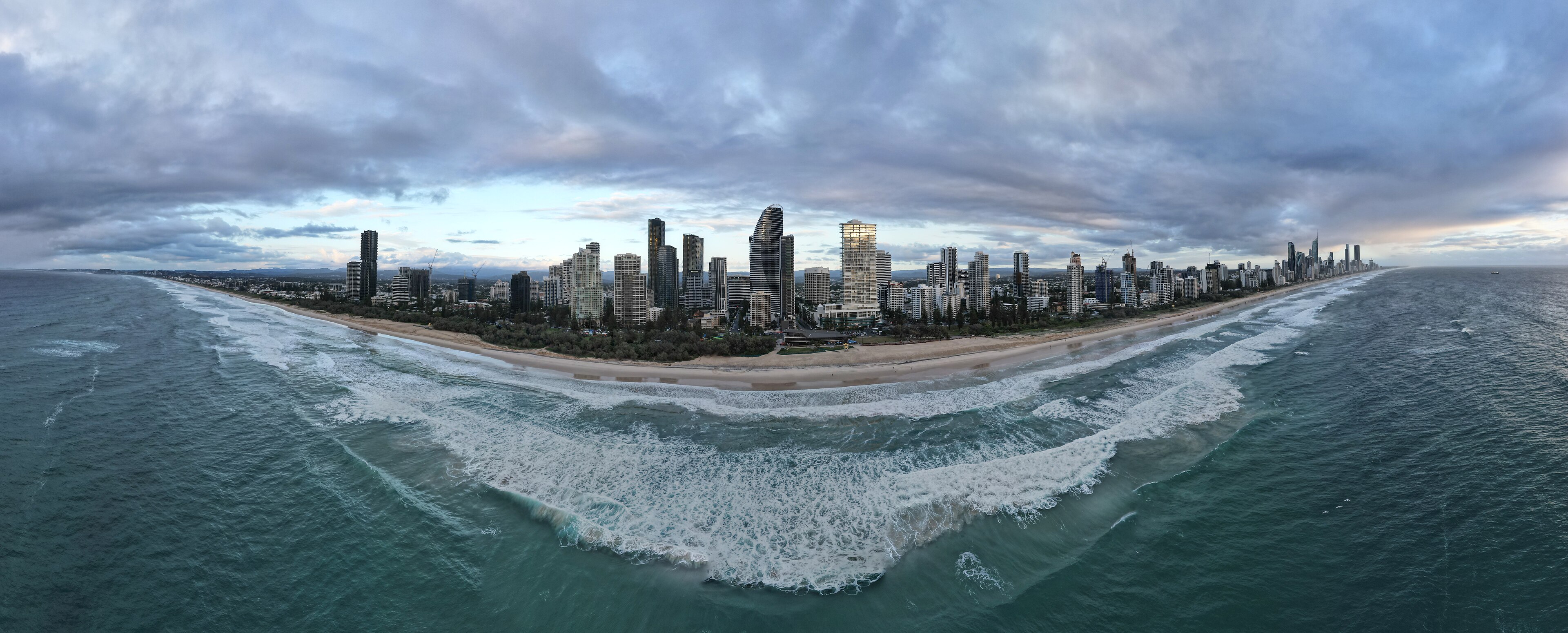 Broadbeach and the Gold Coast skyline