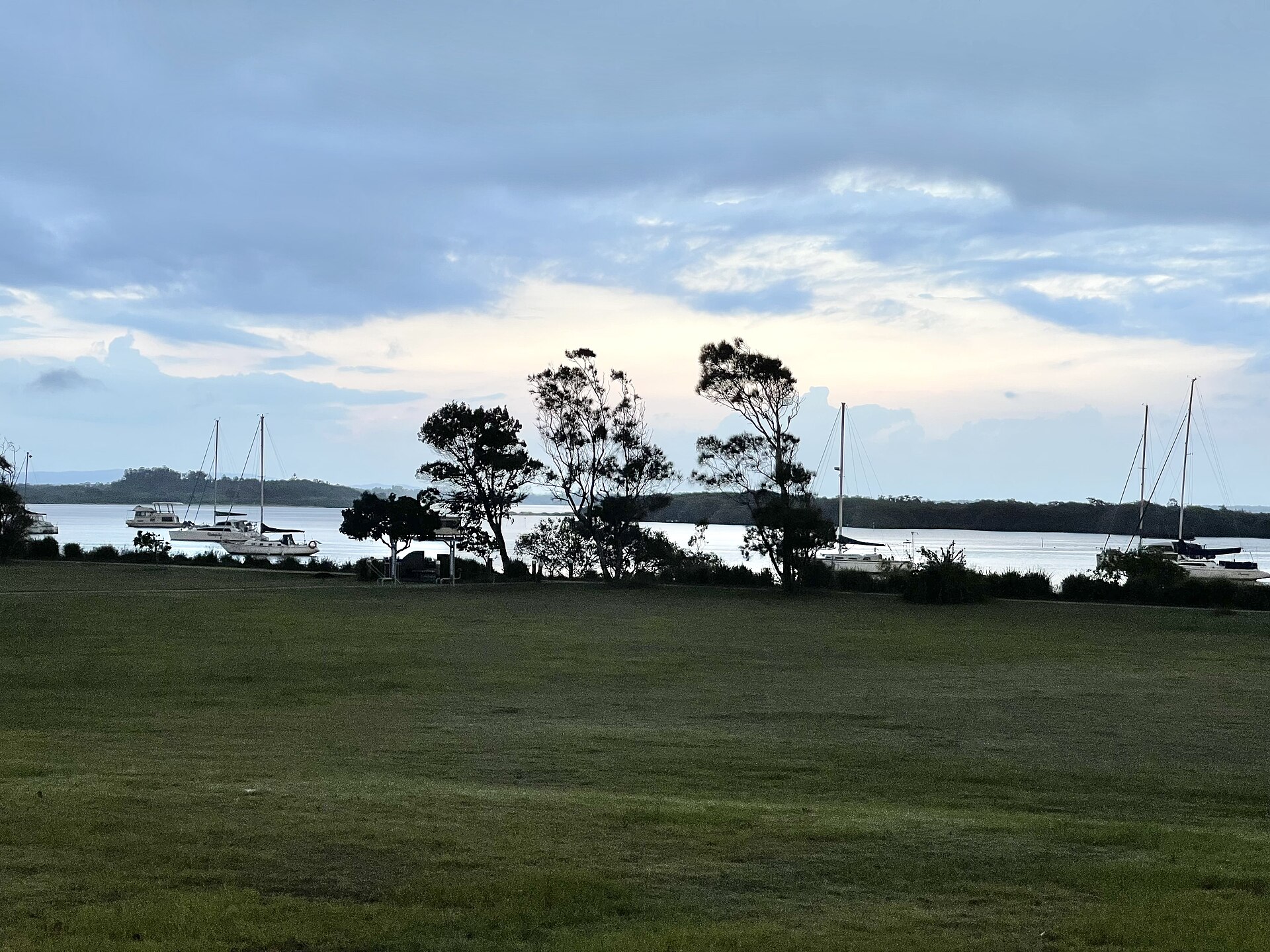 Morning on the water at Yamba, New South Wales